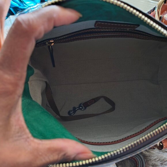 Dooney & Bourke Classic Satchel in Ash Color - Picture 6 of 11